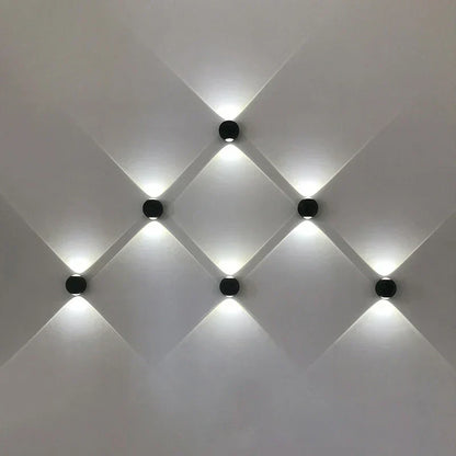 Applique LED en aluminium élégante - Design sphérique contemporain avec protection étanche IP65