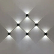 Elegant aluminum LED wall light - Contemporary spherical design with IP65 waterproof protection