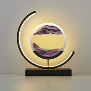 Enchanting 3D Sand LED Table Lamp - Breathtaking Natural Ambiance