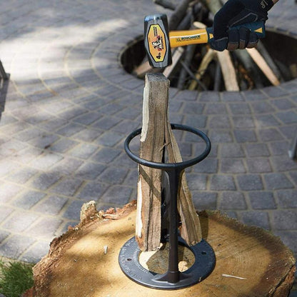 WoodSafe Fendeur de bûches – Expérience de fente de bois de chauffage rapide, sûre et sans effort