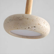 Travertine Pendant Light Osho – Exquisite Natural Stone Design Enhanced by Elegant LED Lighting