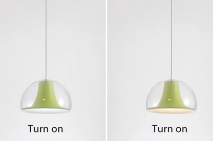 Verhoog uw ruimte met een prachtige kwallen hanglamp – eigentijdse lamp van glas en metaal met een vloeiend en sierlijk ontwerp