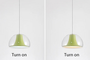 Elevate your space with a beautiful jellyfish pendant lamp – contemporary glass and metal lamp with a fluid and graceful design