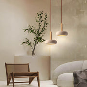 Travertine Pendant Light Osho – Exquisite Natural Stone Design Enhanced by Elegant LED Lighting