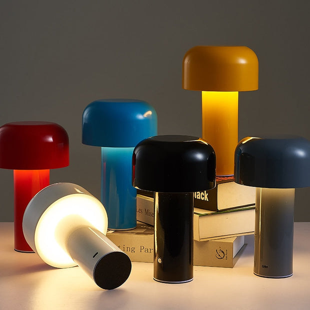 Elegant Italian Mushroom Table Lamp – Wireless Convenience Meets Modern Sophistication