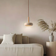 Travertine Pendant Light Osho – Exquisite Natural Stone Design Enhanced by Elegant LED Lighting