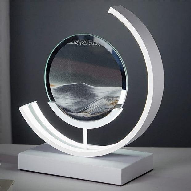Enchanting 3D Sand LED Table Lamp - Breathtaking Natural Ambiance