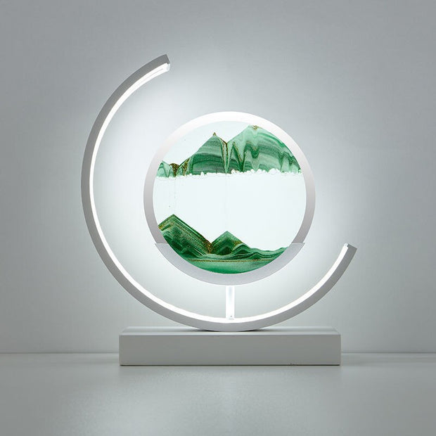 Enchanting 3D Sand LED Table Lamp - Breathtaking Natural Ambiance