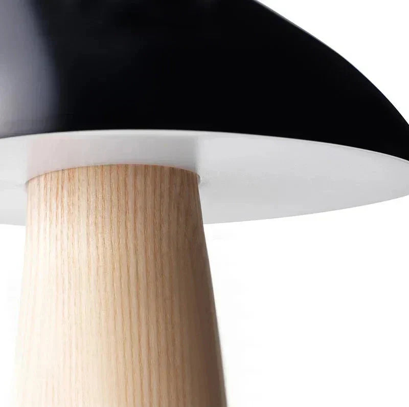 Lampe de table Juno LED élégante – Design scandinave moderne en bois et métal