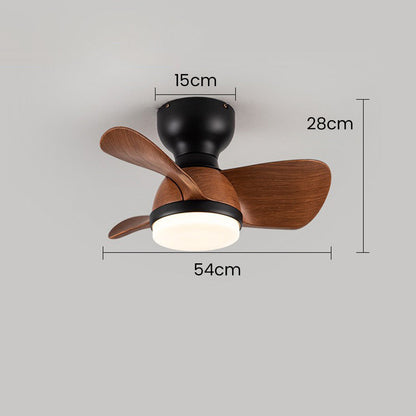 Ventilateur de plafond en bois élégant avec éclairage LED – Découvrez l'élégance moderne et un confort ultime