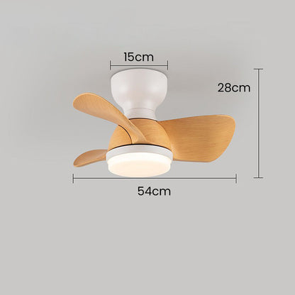 Ventilateur de plafond en bois élégant avec éclairage LED – Découvrez l'élégance moderne et un confort ultime