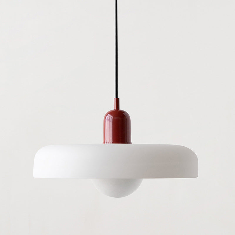 Suspension en verre Bauhaus élégante - Où la fonction moderne rencontre le minimalisme élégant