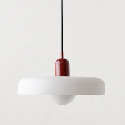 Suspension en verre Bauhaus élégante - Où la fonction moderne rencontre le minimalisme élégant