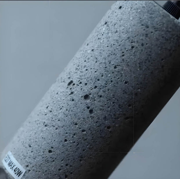 Sleek Shane Industrial Suspension – Contemporary Elegance in Concrete and Iron
