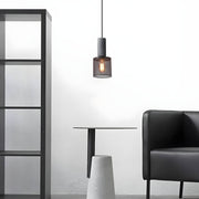 Sleek Shane Industrial Suspension – Contemporary Elegance in Concrete and Iron