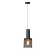Sleek Shane Industrial Suspension – Contemporary Elegance in Concrete and Iron