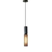 Sleek Shane Industrial Suspension – Contemporary Elegance in Concrete and Iron