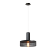 Sleek Shane Industrial Suspension – Contemporary Elegance in Concrete and Iron