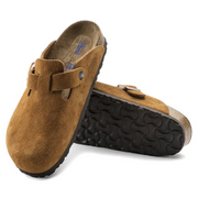 Anatomical and Comfortable Taupe Velvet Clogs for an Elegant Style