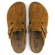 Anatomical and Comfortable Taupe Velvet Clogs for an Elegant Style