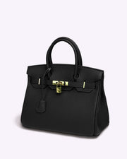 Elegant and Spacious Women's Leather Handbag - Practical Design and Organized Interior, Beige and Orange Color