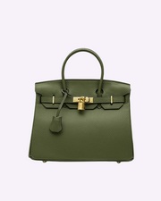 Elegant and Spacious Women's Leather Handbag - Practical Design and Organized Interior, Beige and Orange Color