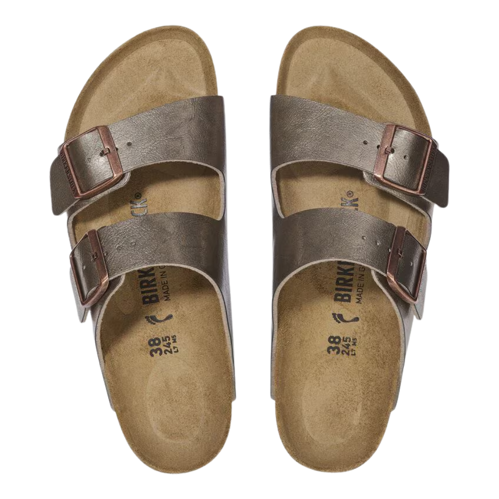 Sandales Unisex Arizona en Birko-Flor Taupe - Élégantes et Confortables pour Été
