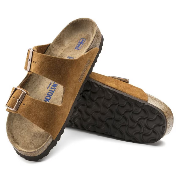 Sandales Femme Arizona en Suède avec Semelle Ergonomique et Boucles Ajustables – Confort et Style Décontracté