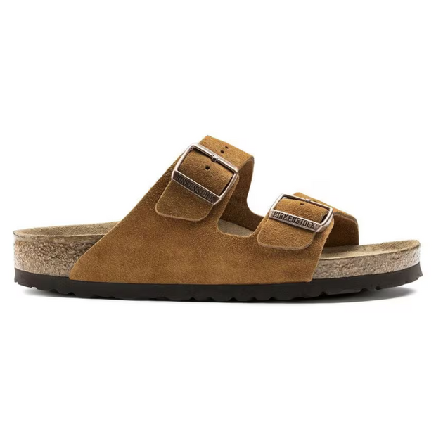 Sandales Femme Arizona en Suède avec Semelle Ergonomique et Boucles Ajustables – Confort et Style Décontracté
