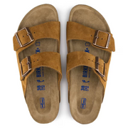 Sandales Femme Arizona en Suède avec Semelle Ergonomique et Boucles Ajustables – Confort et Style Décontracté