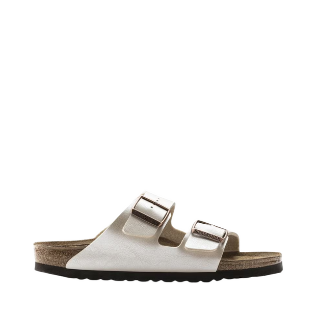 Sandales Unisex Birko-Flor® Élégantes en Blanc Perlé - Confort Quotidien et Style Indémodable