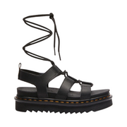 Sandales Unisex Gladiateur en Cuir Noir avec Semelles Épaisses – Confort et Style Moderne
