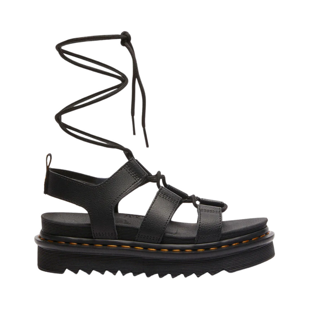 Sandales Unisex Gladiateur en Cuir Noir avec Semelles Épaisses – Confort et Style Moderne