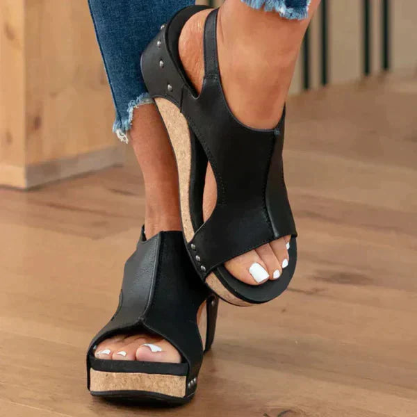Sandales Femme à Talon Compensé Élégantes et Confortables, Disponibles en Tailles 36 à 42