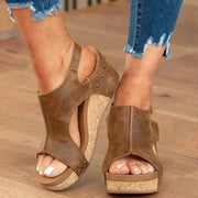 Sandales Femme à Talon Compensé Élégantes et Confortables, Disponibles en Tailles 36 à 42