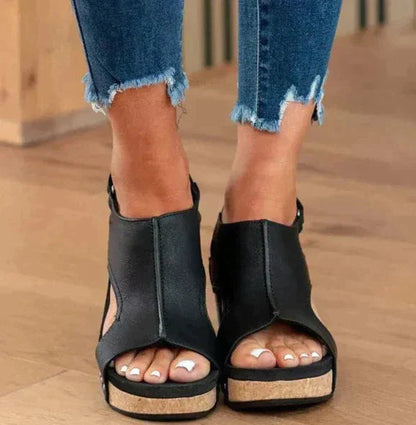 Sandales Femme à Talon Compensé Élégantes et Confortables, Disponibles en Tailles 36 à 42