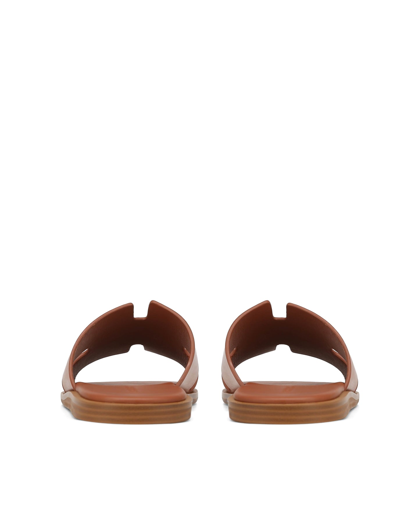 Sandales Unisex en Cuir Caramel avec Semelle Légère et Confort Optimal – Sandale à Enfiler Polyvalente