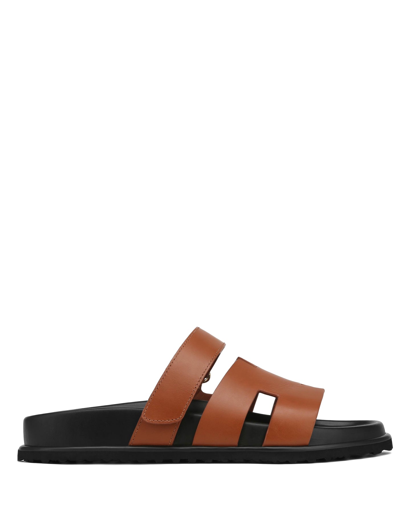 Sandales Unisex en Cuir LUKE avec Sangle Ajustable et Semelle Moulée – Confort et Élégance pour Été