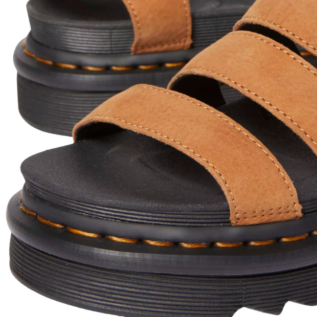Sandales Unisex en Nubuck Tanné - Confort Élevé, Semelle Légère - Marron Désert