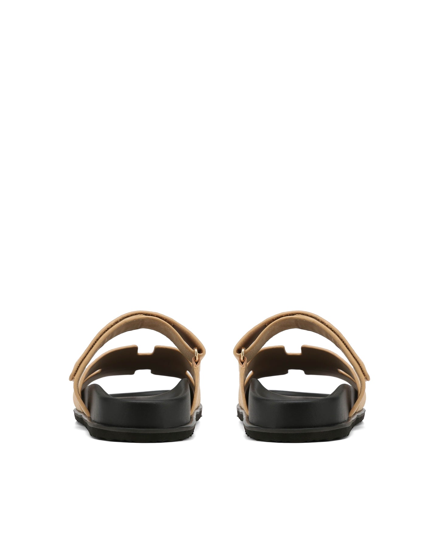 Sandales Unisex en Suède Beige avec Sangle Réglable et Semelle Moulée – Confort Optimal pour Été