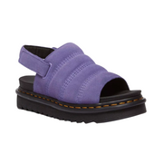 Sandales Unisex en Suède Violet Crépuscule avec Semelle Légère et Sangle Ajustable – Confort Optimal pour l'Été