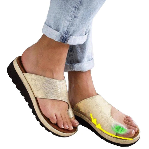 Sandales Orthopédiques Femme Ajustables pour Hallux Valgus - Confort et Soutien Optimal, Taille 34 à 42