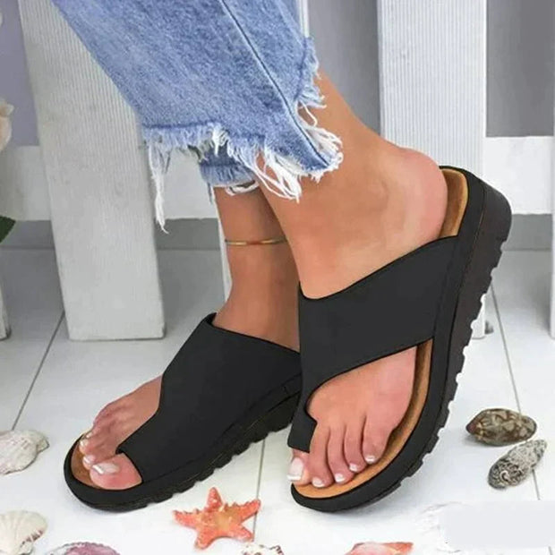 Sandales Orthopédiques Femme Ajustables pour Hallux Valgus - Confort et Soutien Optimal, Taille 34 à 42