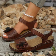 Sandales Orthopédiques Femme Nicolette – Confort, Élégance et Support Rembourré, Cuir et Simili Cuir, Tailles 36 à 41