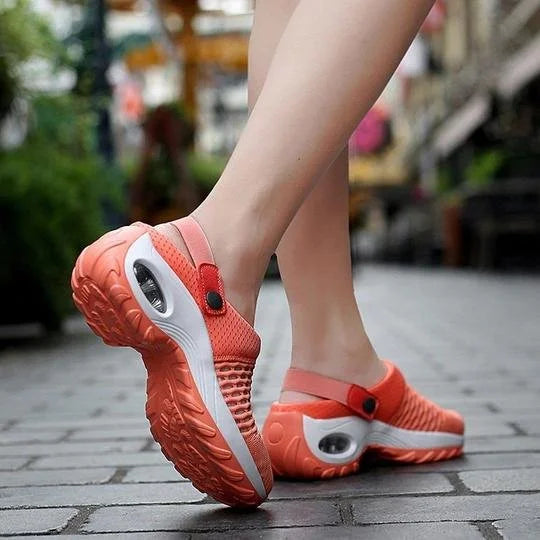Sandales Orthopédiques Femme en Maille Respirante et Caoutchouc Durable – Confort Élevé pour Été, Taille 35 à 43