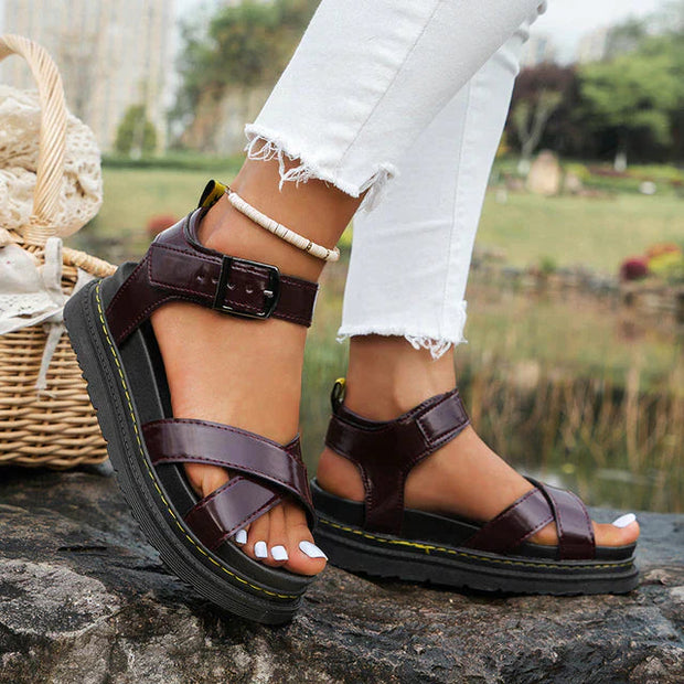 Sandales Orthopédiques Femmes Confort Légères Ouvertes - Chaussures Décontractées Respirantes pour Été