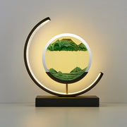 Enchanting 3D Sand LED Table Lamp - Breathtaking Natural Ambiance