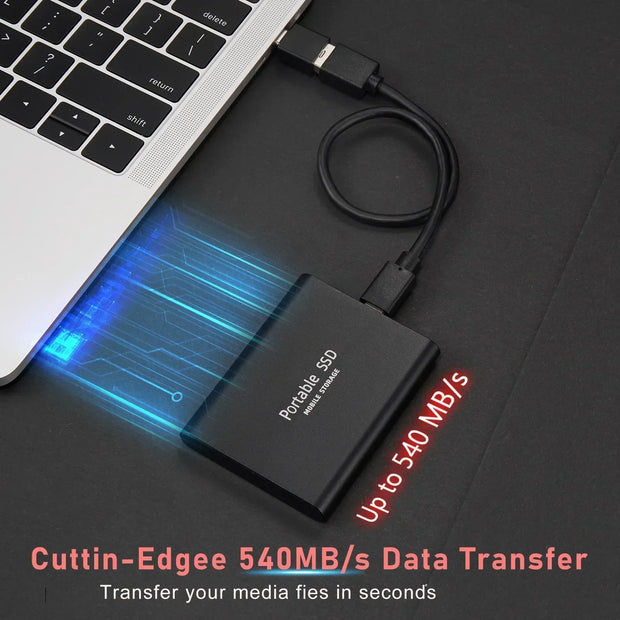 2TB Ultra Fast External SSD – Elegant Design with Exceptional Performance