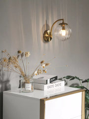 Elegant Glass Wall Sconce – Embrace Modern Elegance with a Soft Ambient Light
