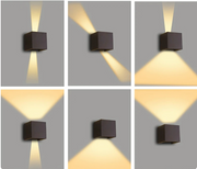 Set of 2 DuoGlow Wireless Wall Lamps – Sleek LED Design for a Modern Lifestyle
